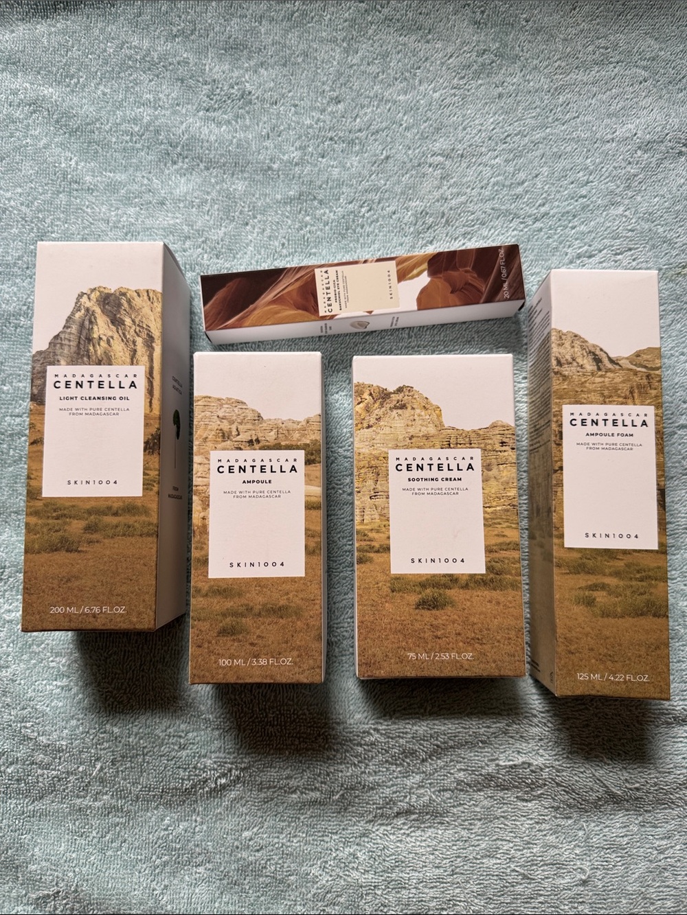Centella Soothing Skincare Set in Beige